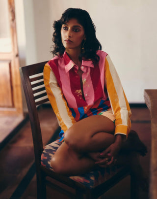 Long Beach Shirt And Shorts by Studio Rigu available on Indiaspopup.com