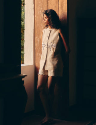Palm Island Blazer And Shorts by Studio Rigu available on Indiaspopup.com