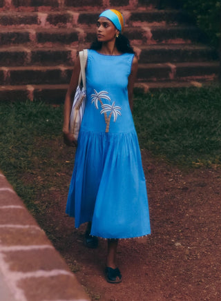 Palm Island Long Dress by Studio Rigu available on Indiaspopup.com