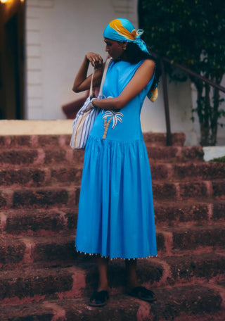 Palm Island Long Dress by Studio Rigu available on Indiaspopup.com