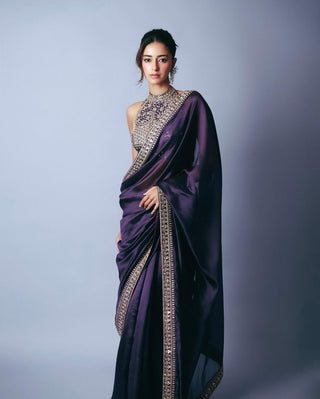 Baigani classic sari and blouse