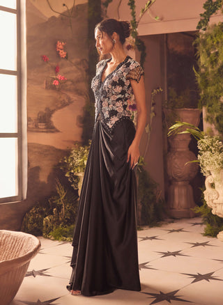 Ivana black skirt and blouse