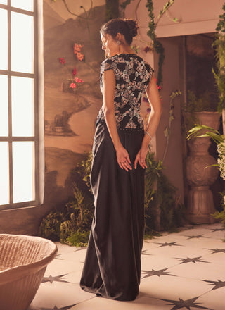 Ivana black skirt and blouse