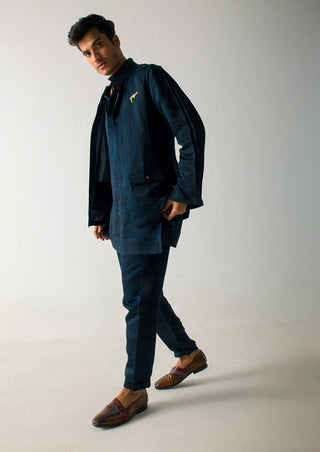 Jatin Malik-French Riviera Jacket And Pant Set-INDIASPOPUP.COM