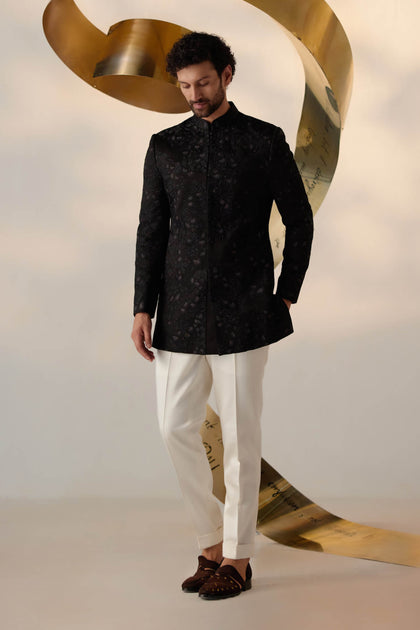 Summer parsi printed bandhgala