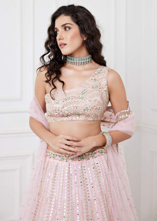 Chamee And Palak-Joy Light Pink Lehenga Set-INDIASPOPUP.COM