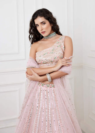 Chamee And Palak-Joy Light Pink Lehenga Set-INDIASPOPUP.COM