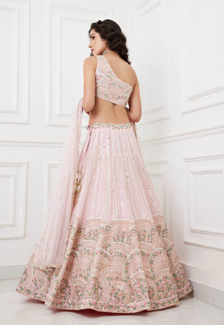 Chamee And Palak-Joy Light Pink Lehenga Set-INDIASPOPUP.COM
