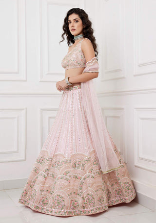 Chamee And Palak-Joy Light Pink Lehenga Set-INDIASPOPUP.COM