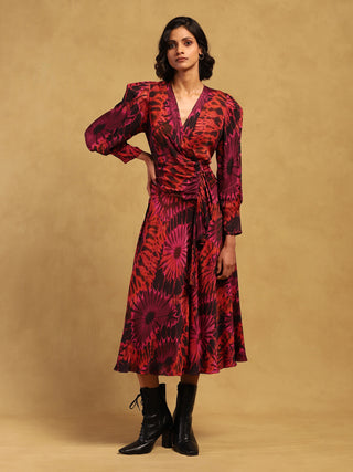 Red Hriday Dress by Ritu Kumar available on Indiaspopup