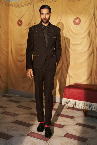 Ravén black tuxedo set