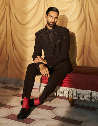 Ravén black tuxedo set