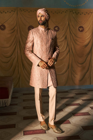 Irais lavender mist sherwani set