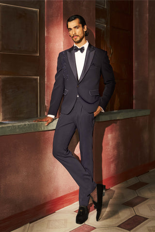 Inkcrest indigo mist tuxedo set