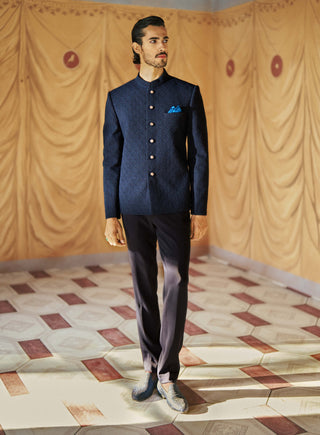 Iktan bandgala short jacket and pant set