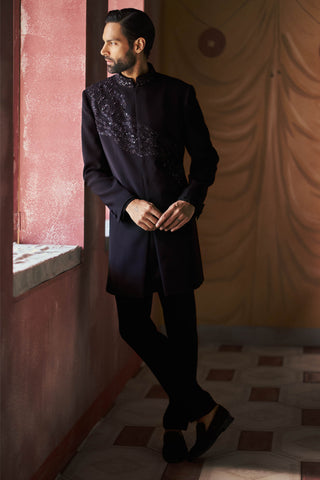 Onyxe achkan with pant and kurta set
