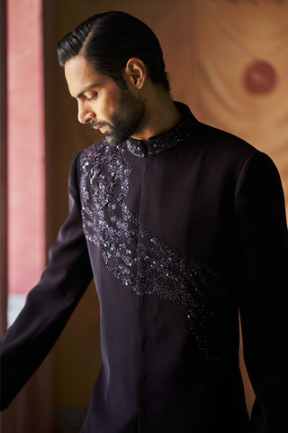 Onyxe achkan with pant and kurta set