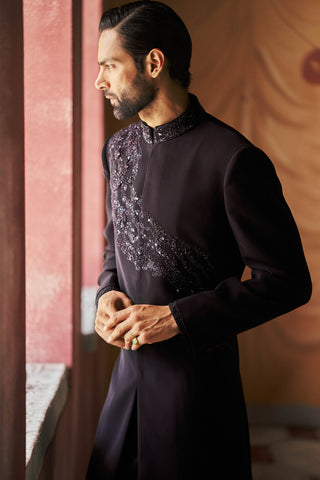 Onyxe achkan with pant and kurta set