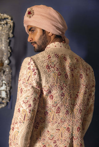 Serenelle bright white sherwani set