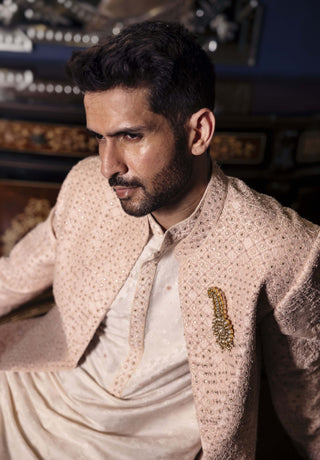 Eiryl open jacket with kurta and pant set