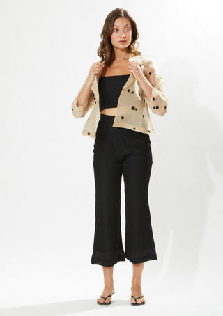 Meadow-Madison Beige Jacket And Pant Set-INDIASPOPUP.COM
