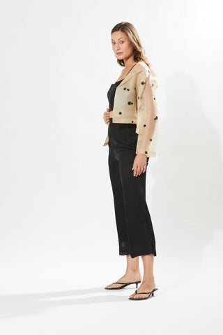 Meadow-Madison Beige Jacket And Pant Set-INDIASPOPUP.COM