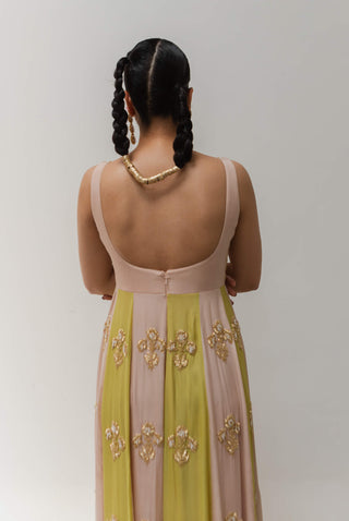 Ease-Light Baby Pink Anarkali And Dupatta-INDIASPOPUP.COM
