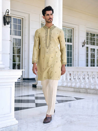 Farman light mint kurta and churidar