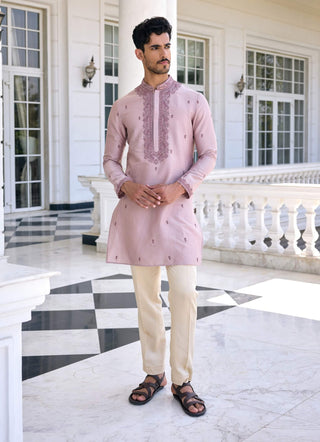 Ayaaz dusty mauve kurta and pants