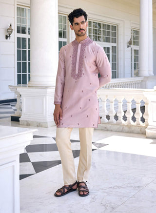 Ayaaz dusty mauve kurta and pants