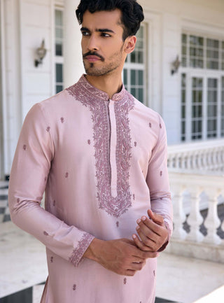 Ayaaz dusty mauve kurta and pants