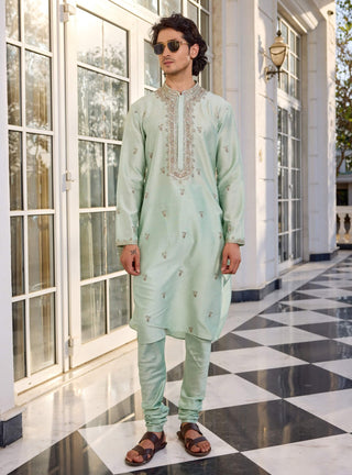 Esfhan mint kurta and churidar