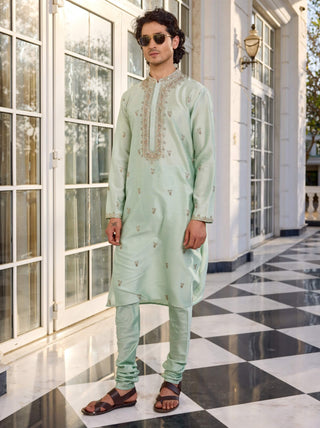 Esfhan mint kurta and churidar