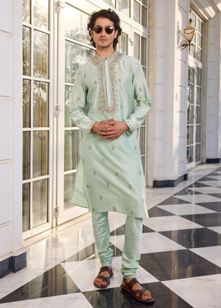 Esfhan mint kurta and churidar