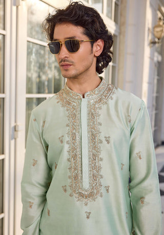Esfhan mint kurta and churidar