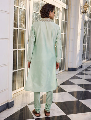 Esfhan mint kurta and churidar