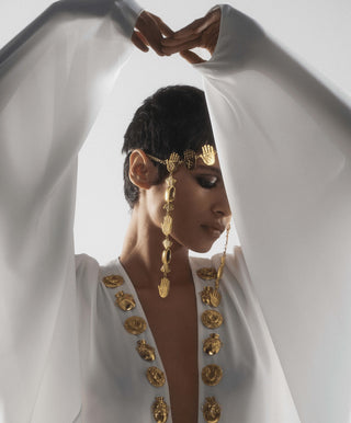 White Rann Kaftan by House Of Masaba, available on Indiaspopup.com