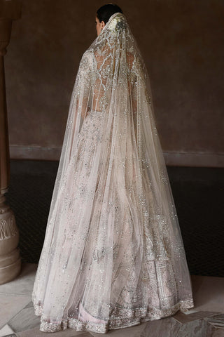 Matsya-Baby Pink Royal Masai Lehenga Set-INDIASPOPUP.COM