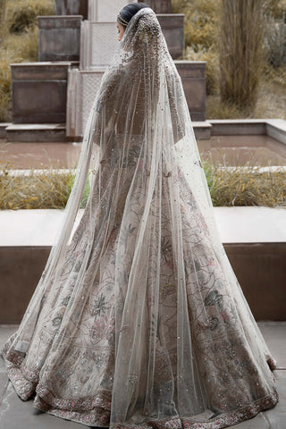 Matsya-Off-White Vintage Udaibagh Lehenga Set-INDIASPOPUP.COM