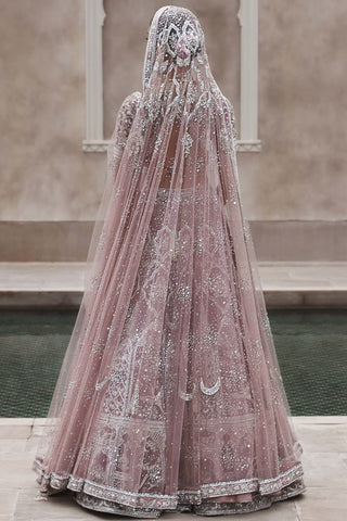 Matsya-French Rose Masai Trinity Lehenga Set-INDIASPOPUP.COM