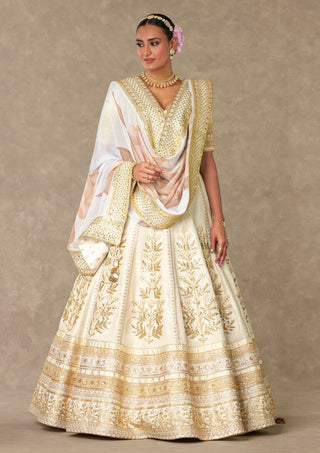 House Of Masaba-Ivory Neel-Kamal Lehenga Set-INDIASPOPUP.COM