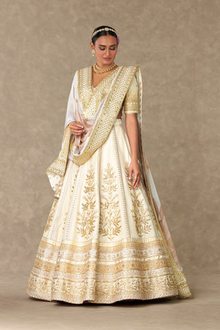 House Of Masaba-Ivory Neel-Kamal Lehenga Set-INDIASPOPUP.COM