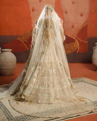 Malai Barfi Ivory Lehenga Set by House Of Masaba available on Indiaspopup.com