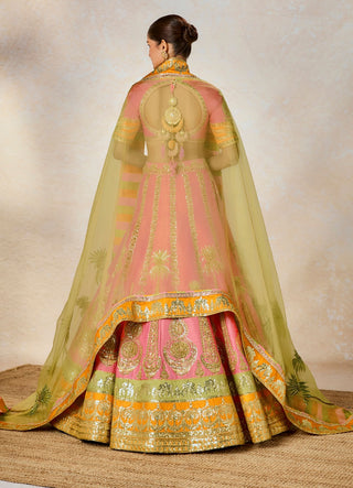 Rose Thandai Lehenga Set by House Of Masaba available on Indiaspopup