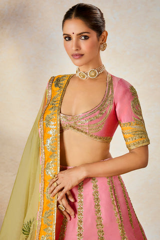 Rose Thandai Lehenga Set by House Of Masaba available on Indiaspopup