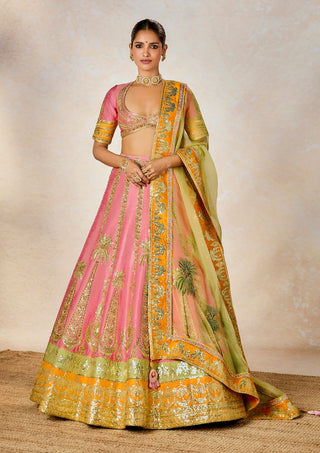 Rose Thandai Lehenga Set by House Of Masaba available on Indiaspopup