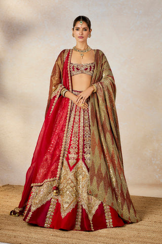 Kokum sherbet wine lehenga set