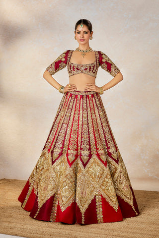 Kokum sherbet wine lehenga set
