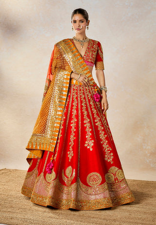 Gulab sherbet lehenga set