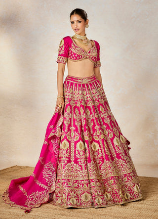 Rani Pink Dilli 6 Lehenga Set by House Of Masaba available on Indiaspopup